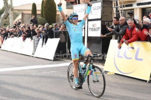 Alexey Lutsenko (Astana) celebrates his stage win (691x)