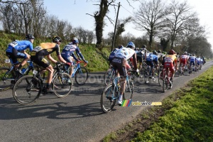 The first peloton back together in the Côte de Roussay (845x)