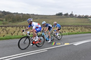 The breakaway with Marc Fournier (FDJ), Benoît Cosnefroy (France) and Kévin Le Cunff (HP BTP-Auber 93) (600x)