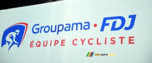The logo of the Groupama-FDJ cycling team (618x)