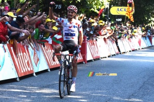 Julian Alaphilippe (Quick-Step) remporte l'étape à Bagnères-de-Luchon (1522x)