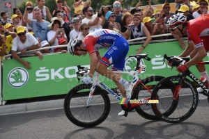 Arnaud Démare (Groupama-FDJ) remporte l'étape à Pau (926x)