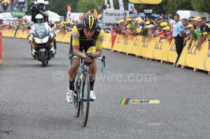 Primo Roglič (Lotto NL-Jumbo) wins the stage in Laruns (1154x)