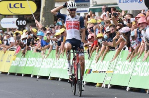 Bauke Mollema (Trek-Segafredo), remporte l'étape à Quillan (167x)