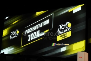 The logo of the presentation of the Tour de France 2024 (5324x)