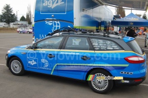 The new design of AG2R-La Mondiale's cars (663x)
