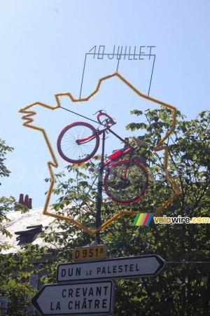 Décoration à Aigurande : France, pays de vélo ! (556x)