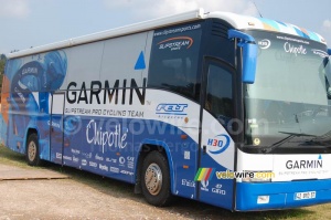 Le bus de l'équipe Garmin Chipotle (627x)