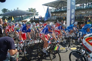 The French team at the start (419x)