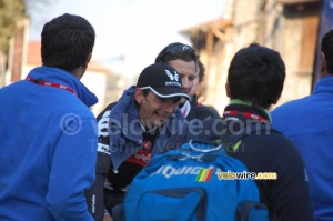 Xavier Tondo (Cervélo TestTeam) after the finish (2) (347x)