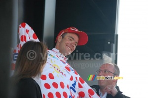 Amaël Moinard (Cofidis) with the polka dot jersey (267x)