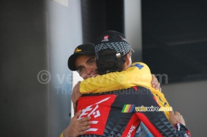 Alberto Contador (Astana) & Luis Léon Sanchez (Caisse d'Epargne) (310x)