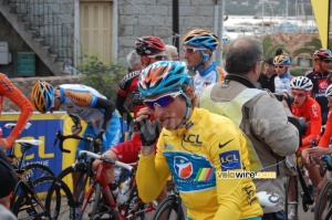 Pierrick Fédrigo (Bbox Bouygues Telecom) in the yellow jersey (441x)