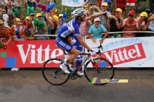 Sylvain Chavanel (Quick Step) celebrates the stage win (396x)
