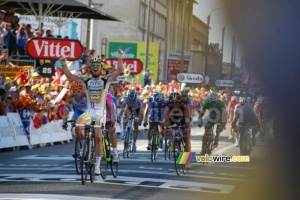 Mark Cavendish (HTC-Columbia) wins the stage (354x)
