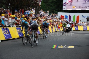 Sprint Alberto Contador (Astana), Lloyd Mondory (AG2R La Mondiale), ... (283x)