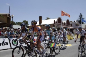 Pieter Weening (Rabobank), Joost van Leijen (Vacansoleil-DCM Pro Cycling Team) & Valentin Iglinskiy (Astana) (420x)