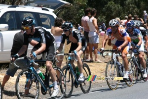 Michael Rogers & Ben Swift (Team Sky), Michael Matthews (Rabobank) & Sergey Lagutin (Vacansoleil-DCM Pro Cycling Team) (404x)