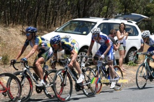 Rob Ruijgh & Romain Feillu (Vacansoleil-DCM Pro Cycling Team) & Julien Vermote (Quick Step) (713x)