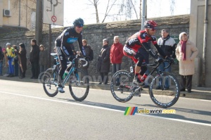 Karsten Kroon (BMC Racing Team) & Jeremy Hunt (Team Sky) (444x)