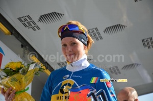 Emma Johansson (Hitec Products-UCK), winner of Cholet-Pays de Loire 2011 (863x)