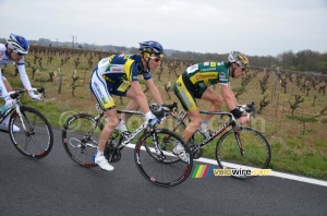 Lieuwe Westra (Vacansoleil-DCM Pro Cycling Team) & Frédéric Amorison (Landbouwkrediet) (406x)