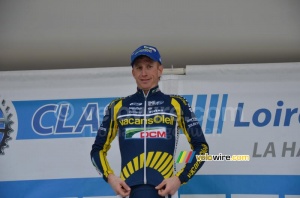 Lieuwe Westra (Vacansoleil-DCM Pro Cycling Team) on the podium (2) (337x)