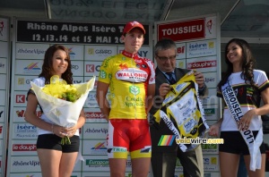 Gaëtan Bille (Wallonie-Bruxelles-Crédit Agricole), vainqueur sur le podium (286x)