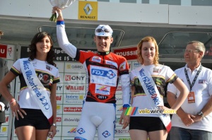 Cédric Pineau (FDJ), most combatitive rider (387x)