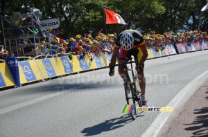 Philippe Gilbert (Omega Pharma-Lotto) remporte l'étape ! (386x)
