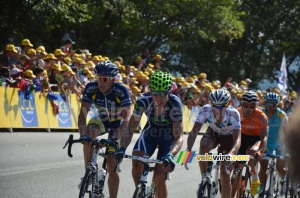 Lieuwe Westra (Vacansoleil-DCM Pro Cycling Team), Rui Costa (Movistar) & Maxime Bouet (AG2R La Mondiale) (382x)