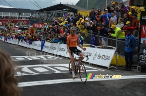 Samuel Sanchez (Euskaltel-Euskadi) remporte l'étape (2) (415x)